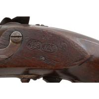 Confederate Style Brazed Bolster Conversion of a New Jersey Surcharged US Model 1836 Pistol