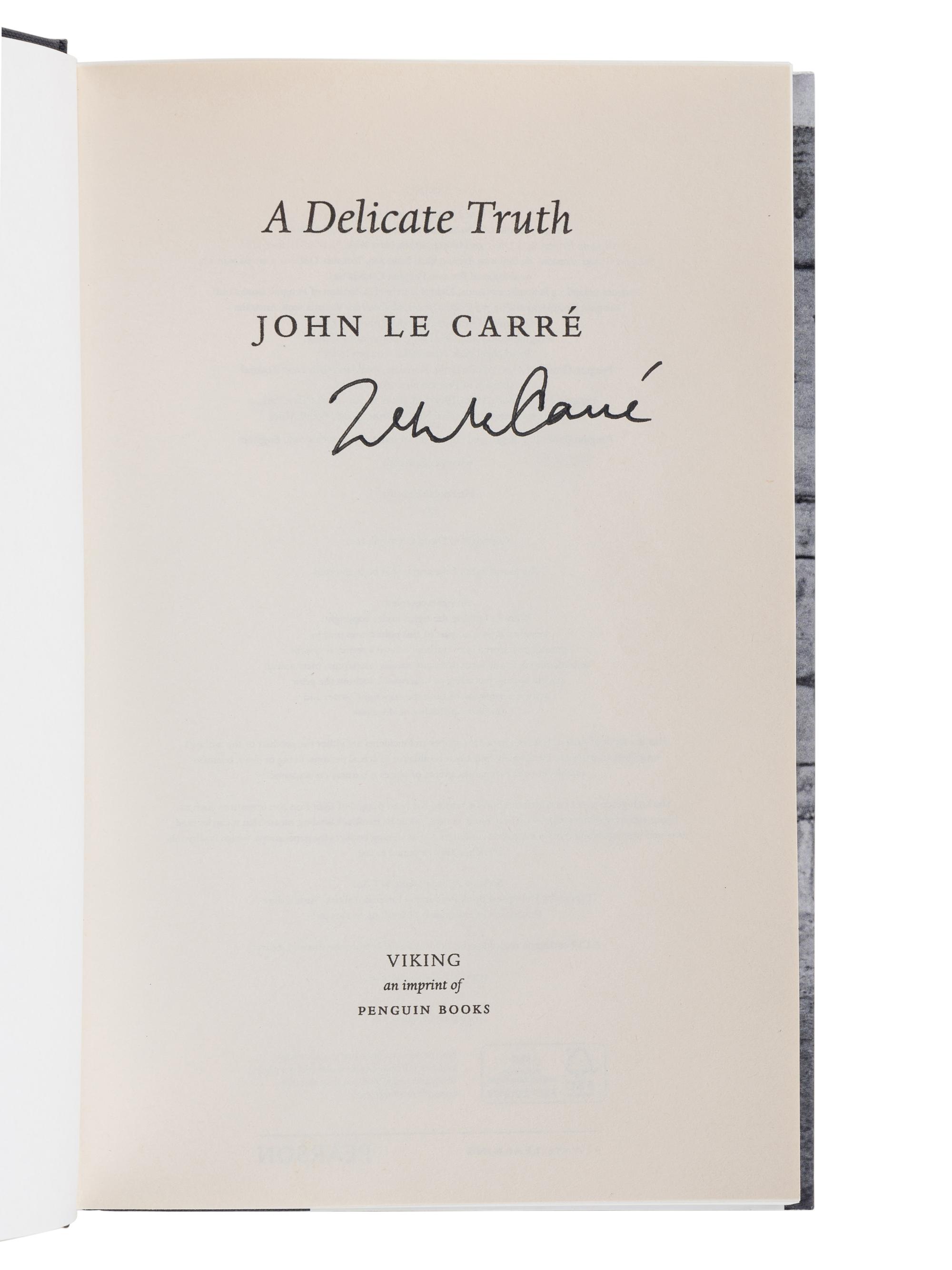 LE CARRÉ, John (1931-2020). A group of 4 works by Le Carré, MOST SIGNED, comprising: