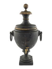 A Large Continental Tole Water Urn