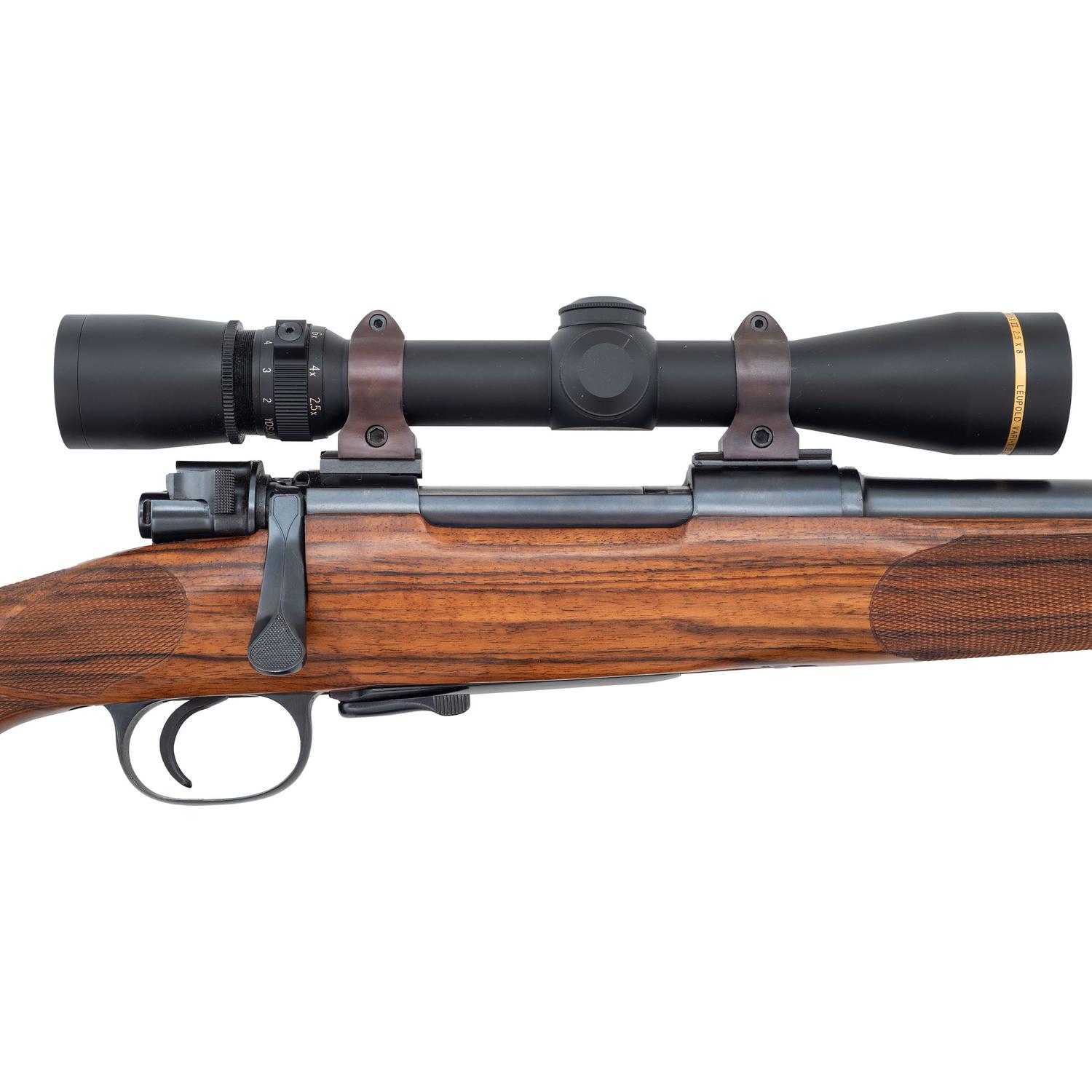 *W.S. Calfee Borden Indiana Mauser with Mannlicher Stock and Leupold Scope in 7x57