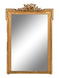 A Louis XVI Style Giltwood Mirror