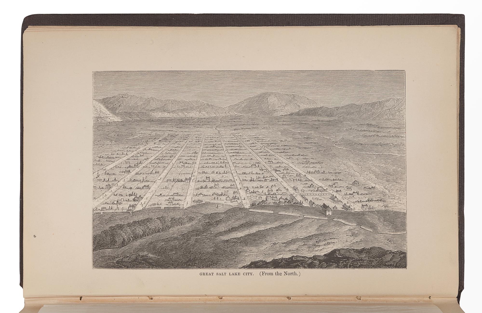 BURTON, Richard Francis (1821-1890). The City of the Saints, and Across the Rocky Mountains to California . New York: Harper and Brothers, 1862.
