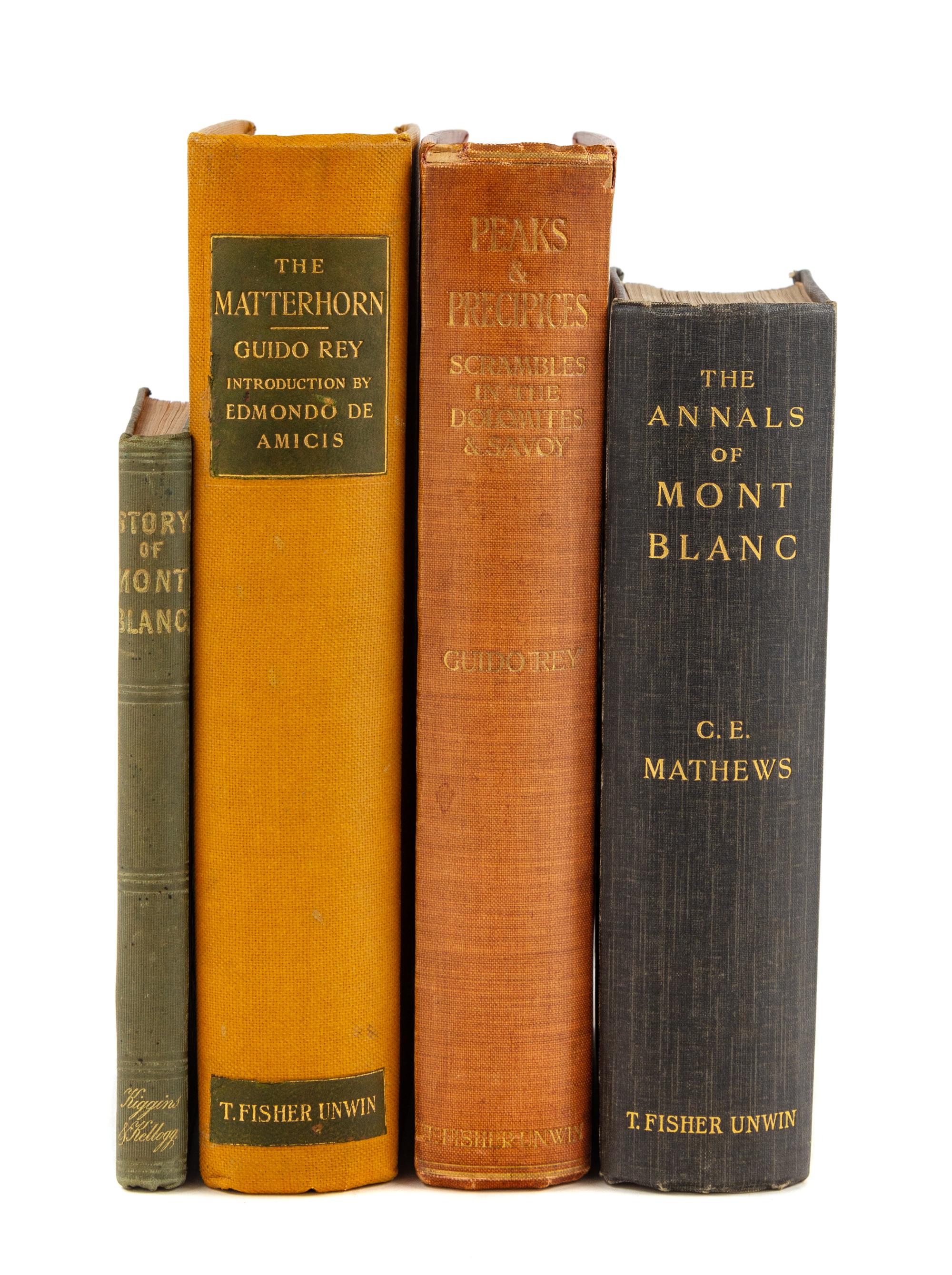 [THE ALPS]. A group of 4 works, comprising: