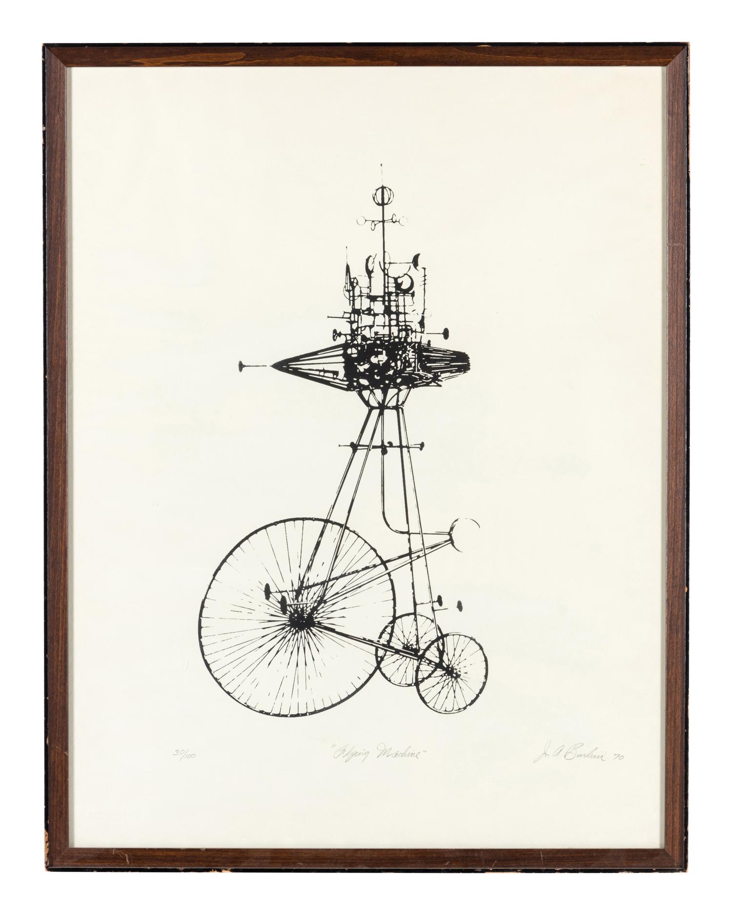 Joseph A. Berlini, (American, b. 1937), Flying Machine