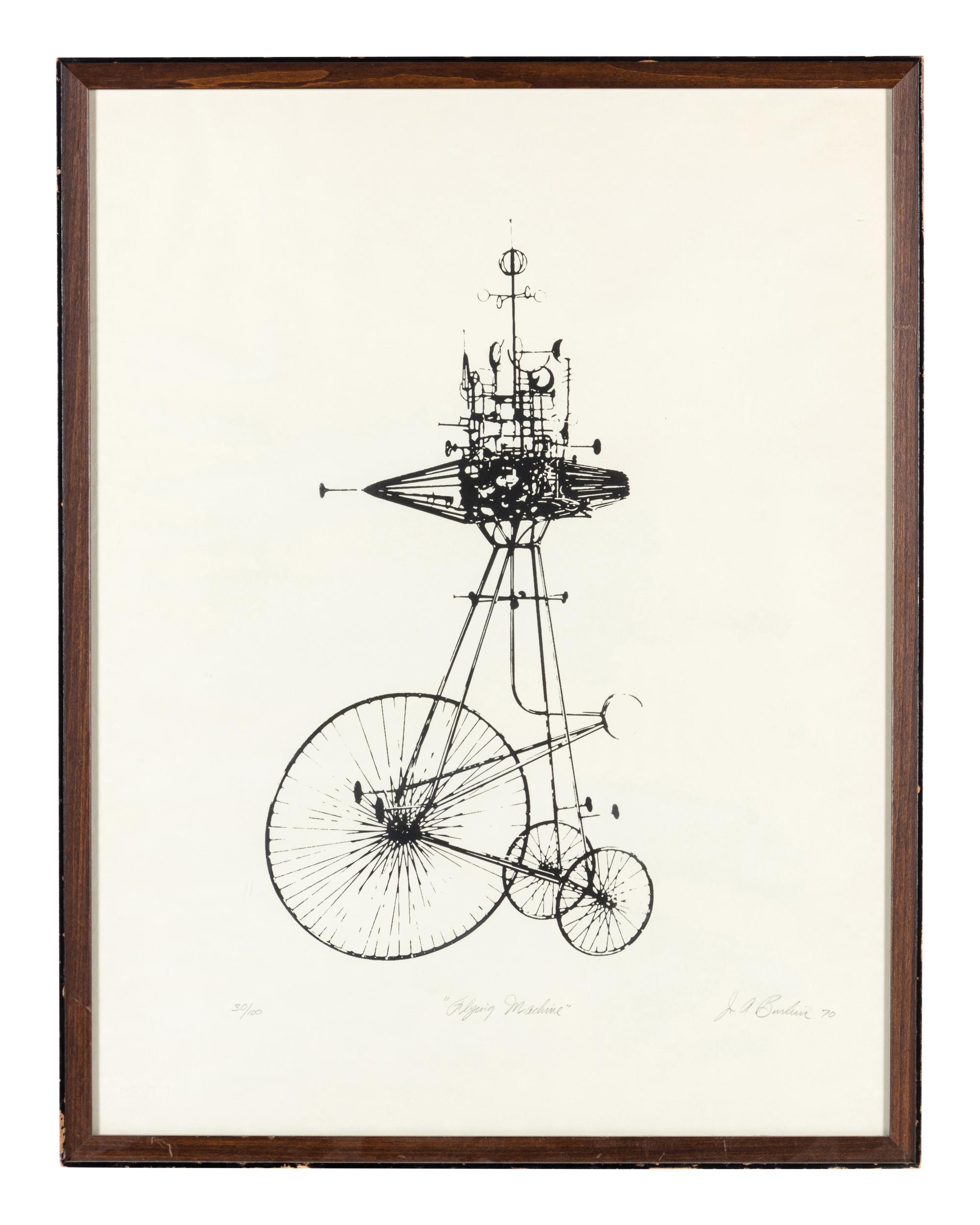 Joseph A. Berlini, (American, b. 1937), Flying Machine