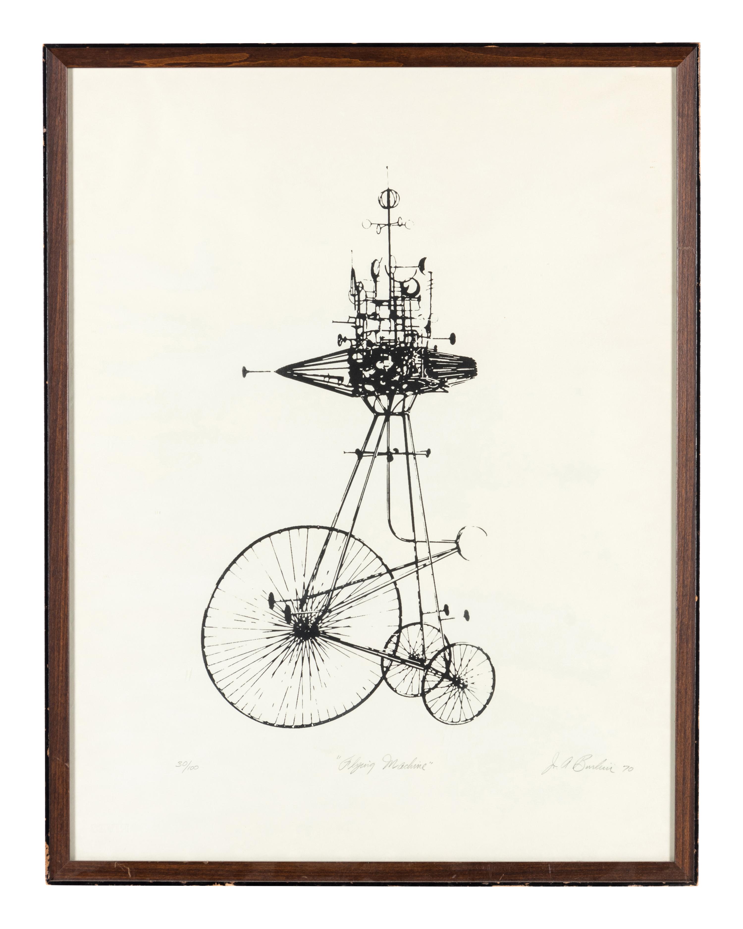 Joseph A. Berlini, (American, b. 1937), Flying Machine