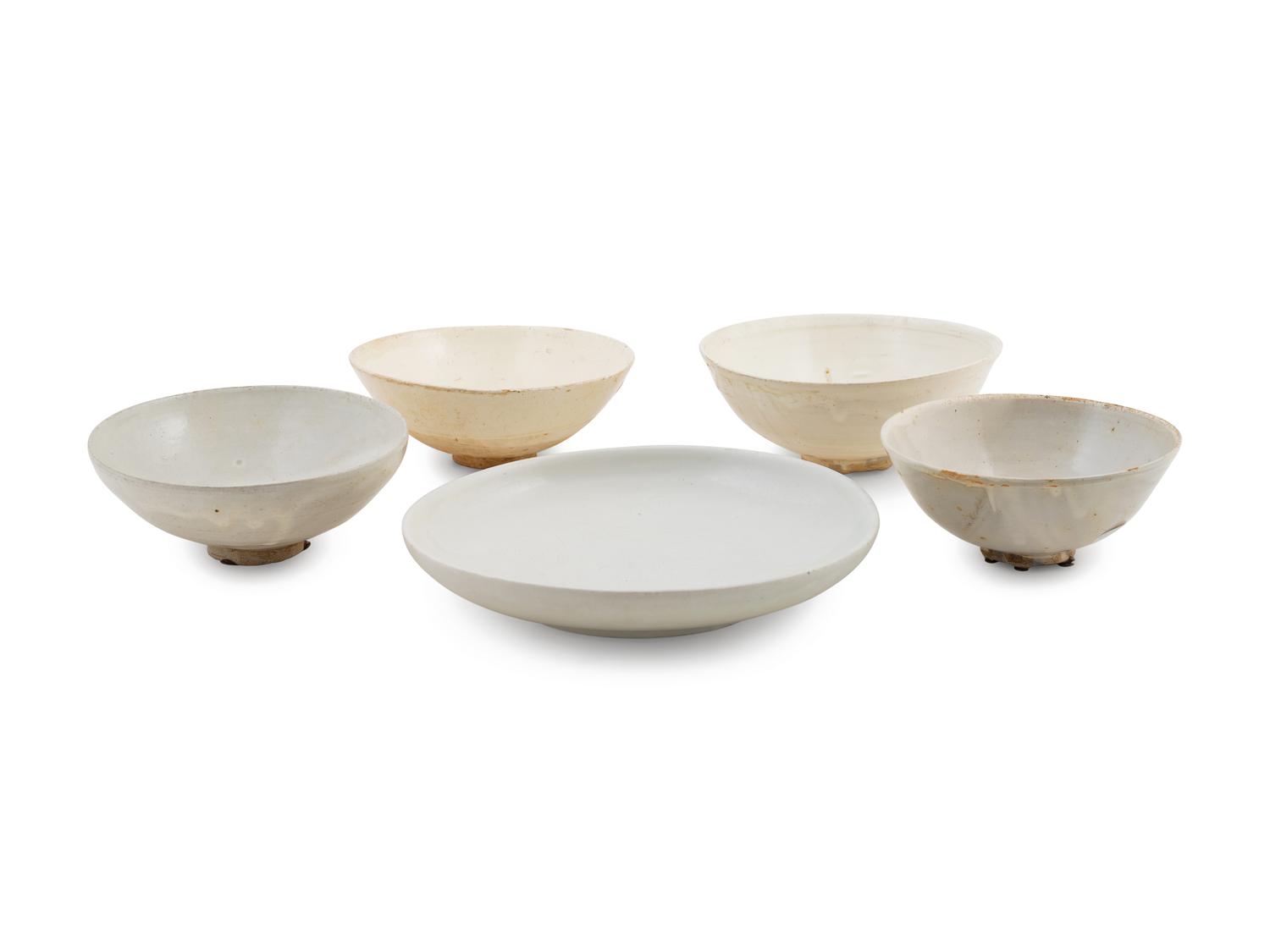 Five Chinese Ceramic Bowls