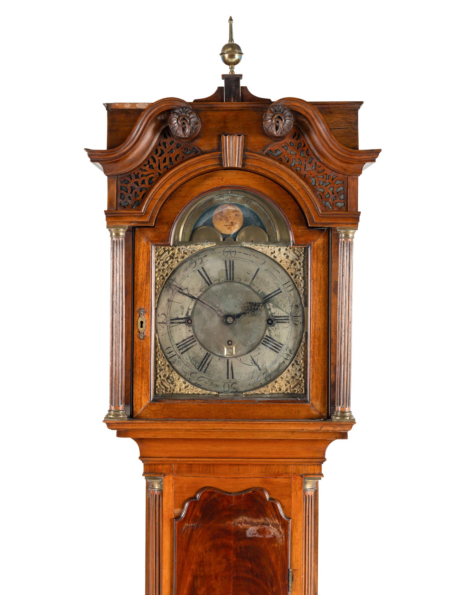 A George III Mahogany Tall Case Clock