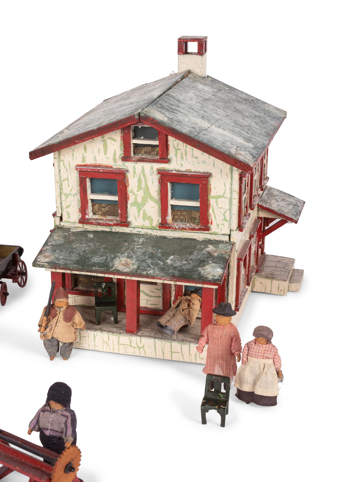 A German Farmhouse Toy Set