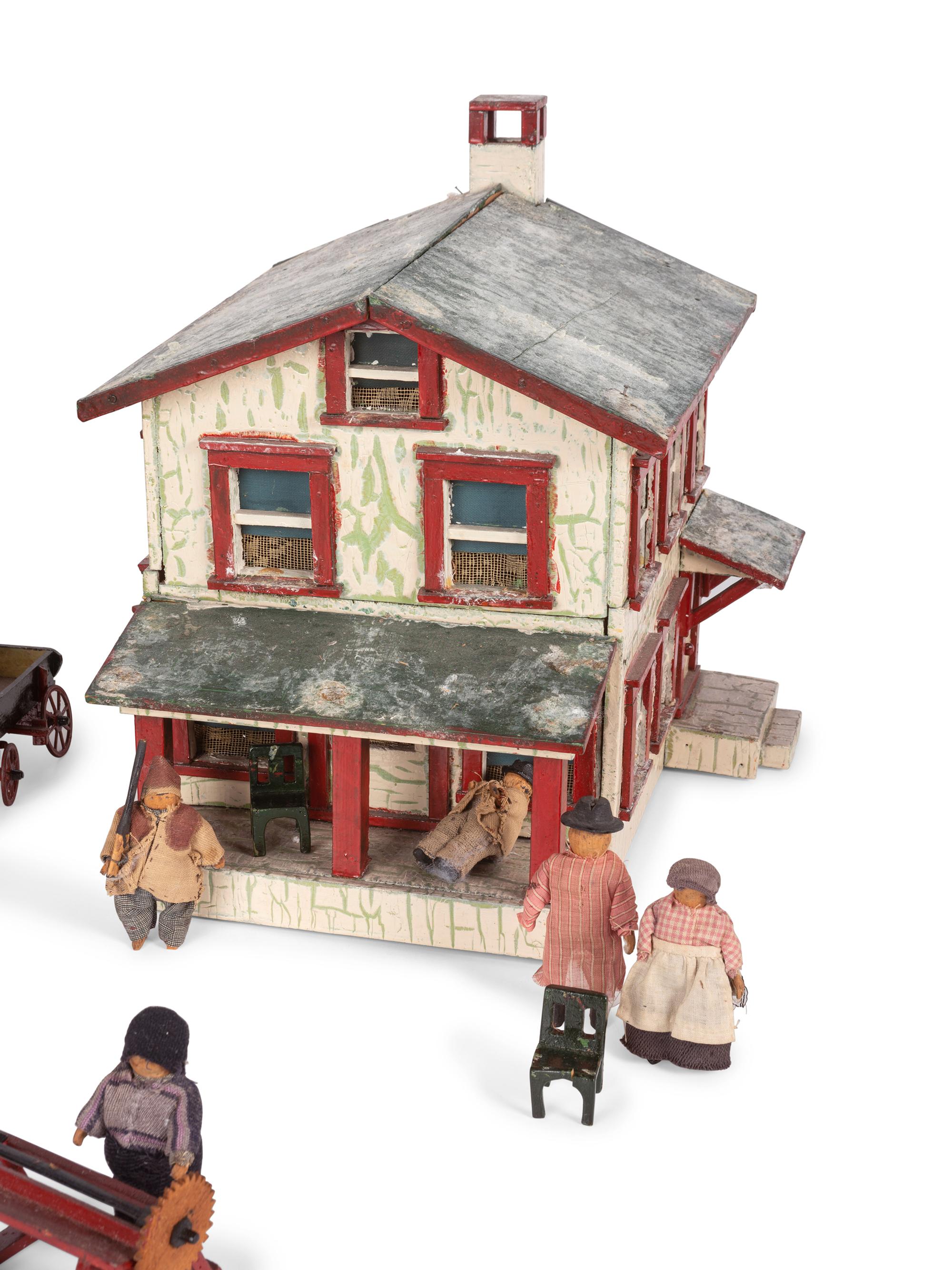 A German Farmhouse Toy Set