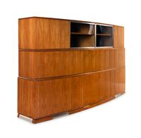 A Pair of Art Deco Mahogany Cabinets