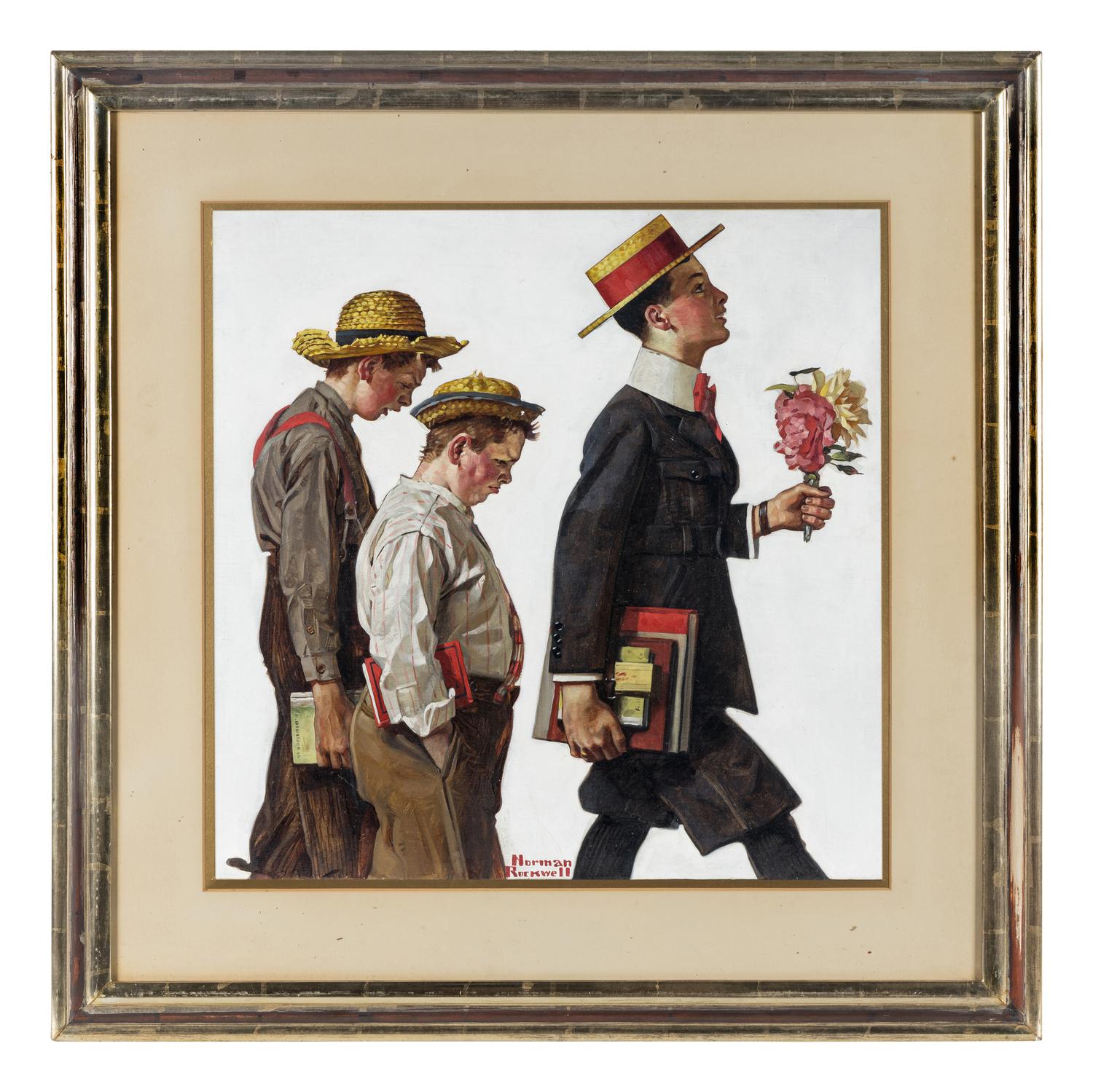 Normal Rockwell (American, 1894-1978) — One More Week of School and Then..., 1919