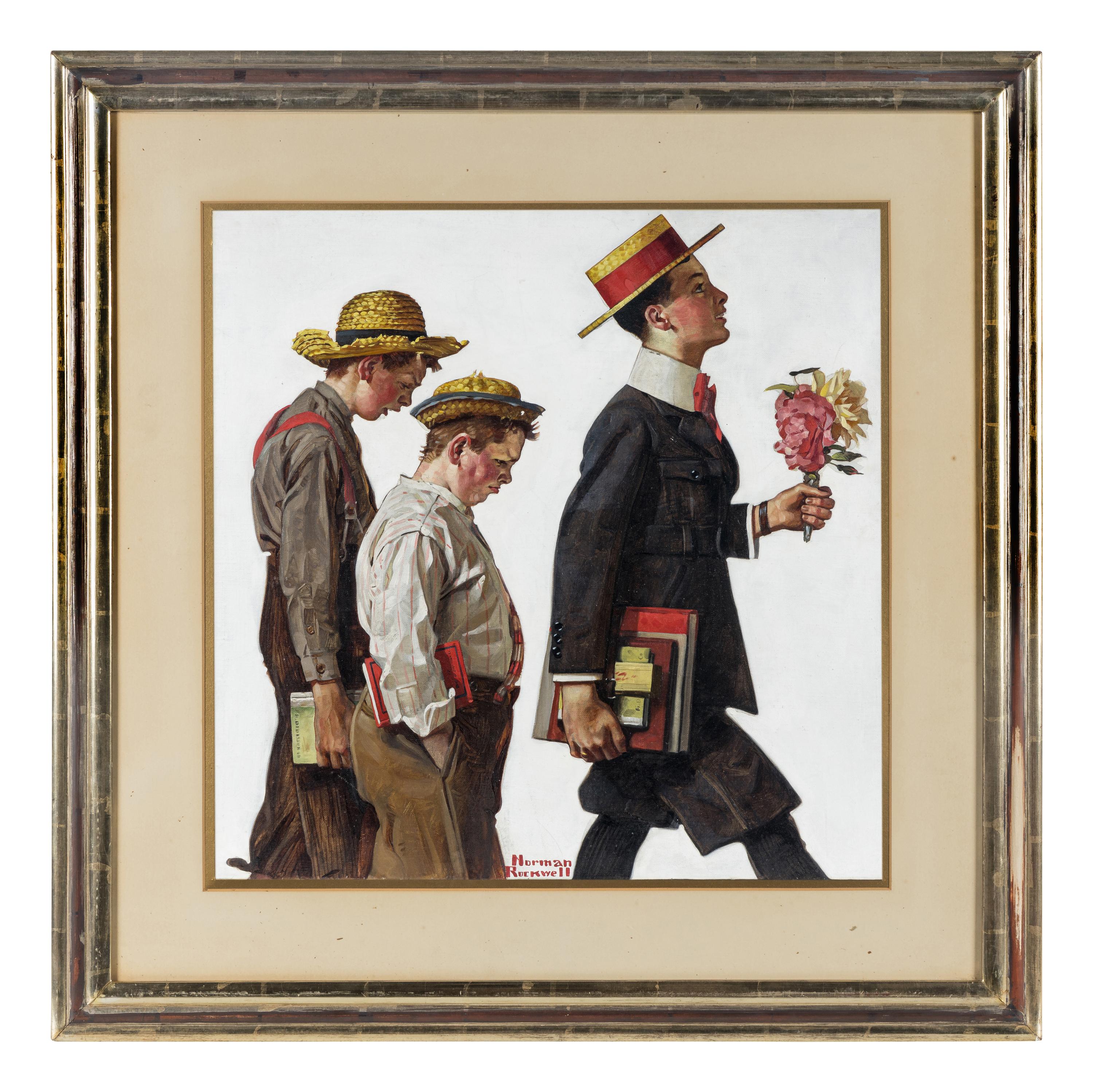 Normal Rockwell (American, 1894-1978) — One More Week of School and Then..., 1919