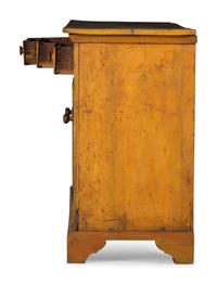 A Country Yellow Painted Pine and Poplar Cupboard