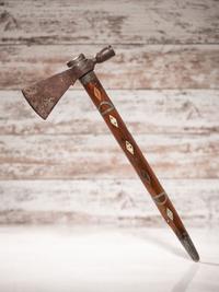Great Lakes Pipe Tomahawk with Pewter and German Silver Inlay