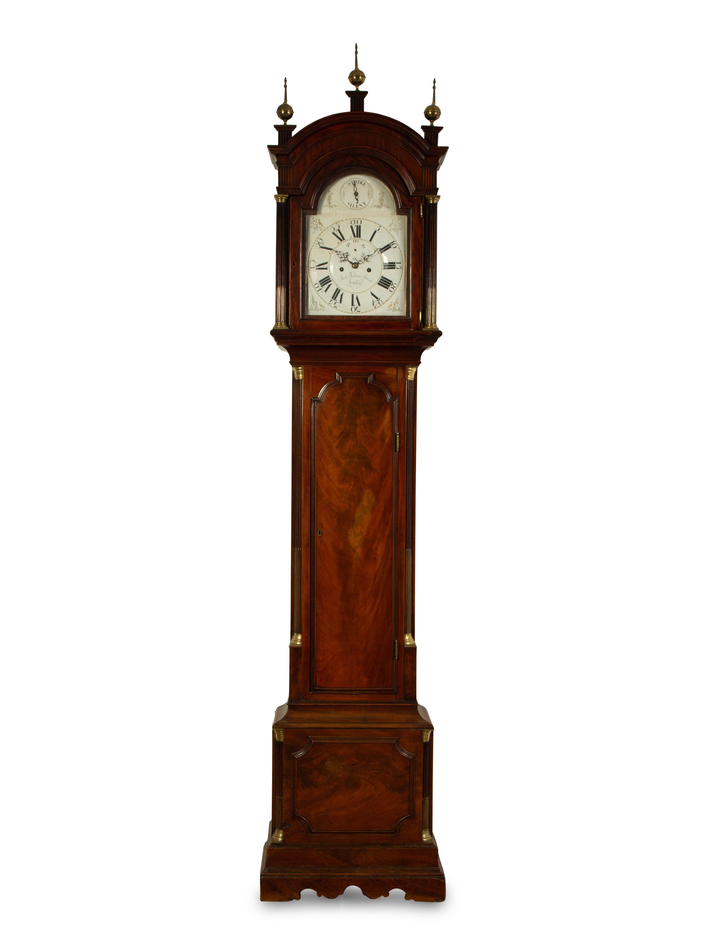 A George III Mahogany Tall Case Clock — Sam Toulmin Strand, London, Late 18th Century