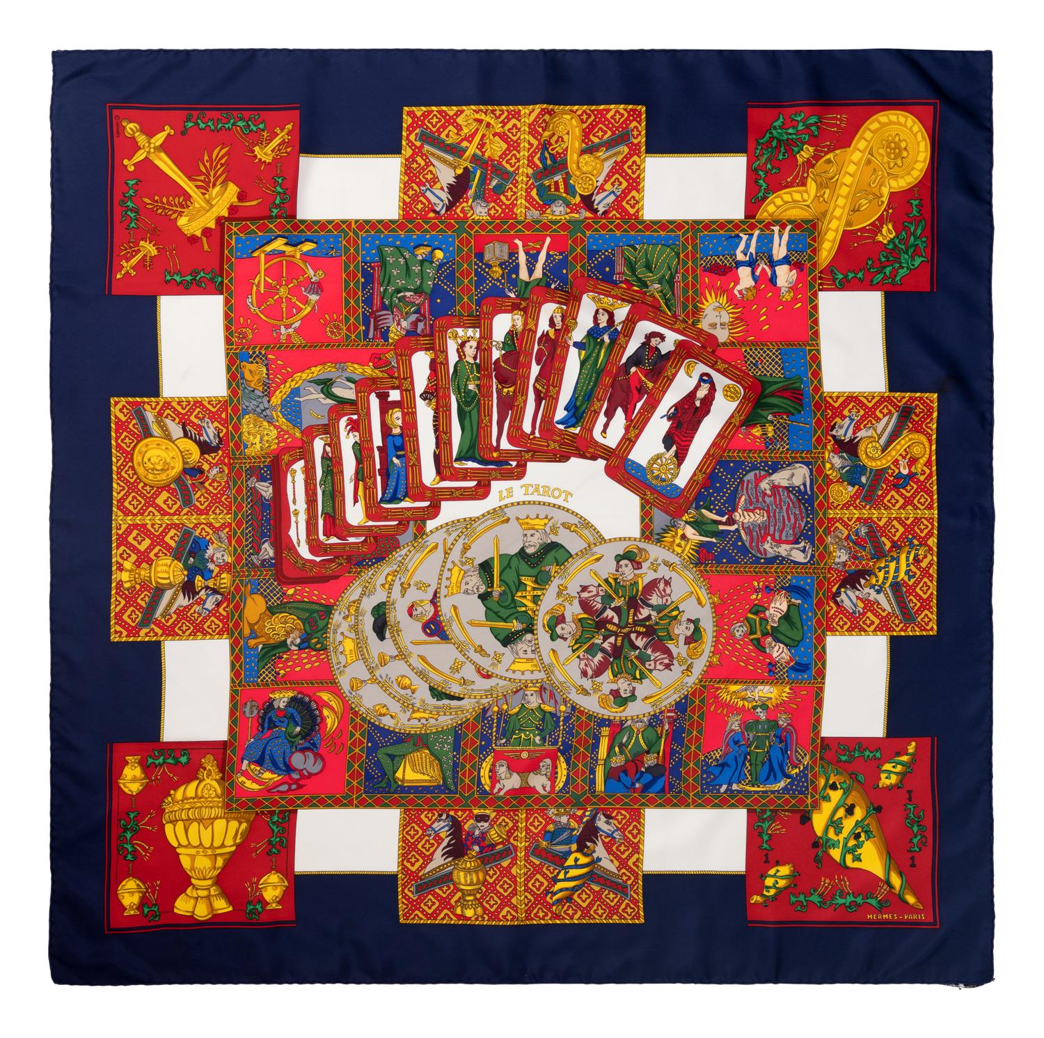 Three Hermès 90cm Silk Scarves