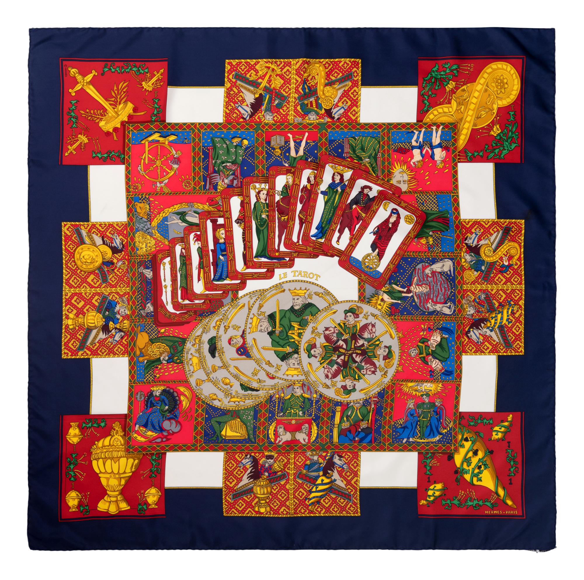 Three Hermès 90cm Silk Scarves