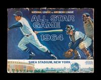 A 1964 Shea Stadium Major League Baseball All-Star Game Official Program and Ticket Stub