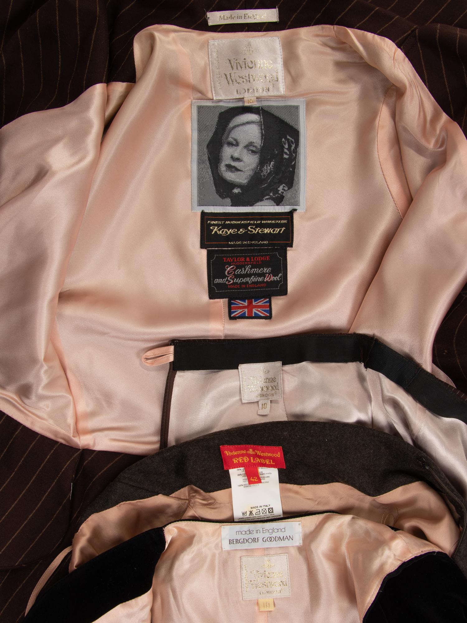 Two Vivienne Westwood Two-Piece Ensembles, 1990-2000s