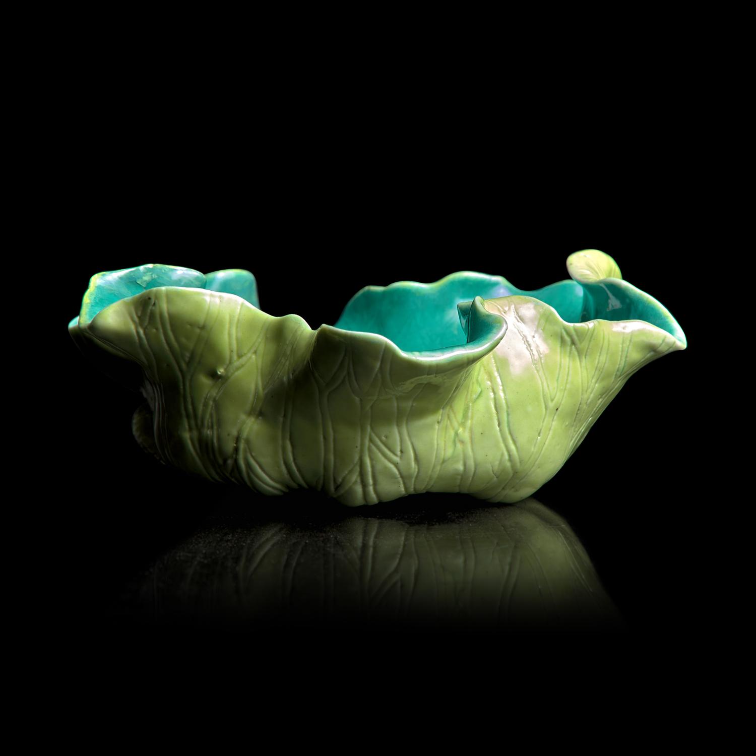 A Chinese Famille Rose Porcelain ‘Duck and Lotus’ Brush Washer, Qing Dynasty 清 粉彩鳧游蓮塘洗