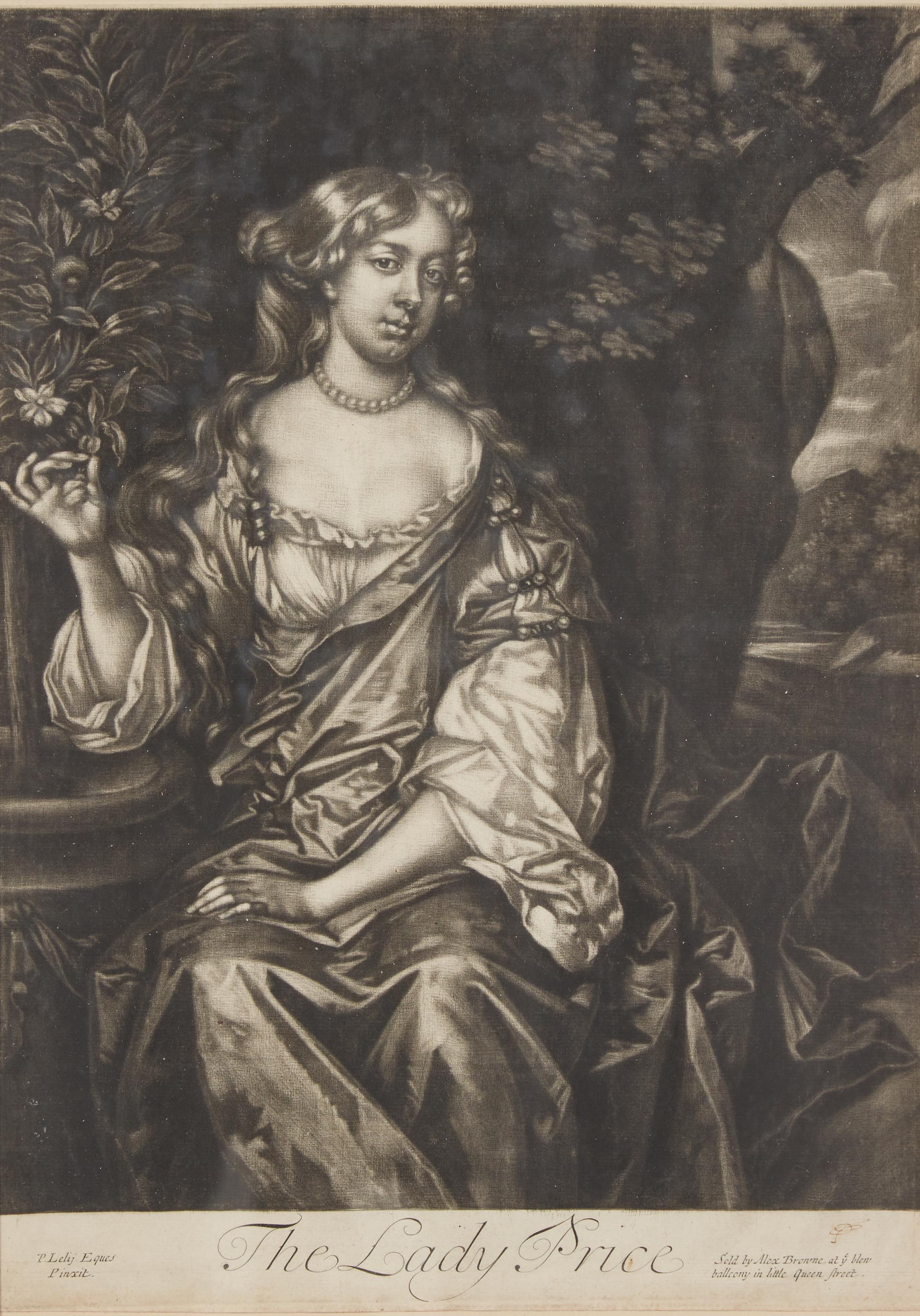 A collection of seven English and French portraits, 18th century
