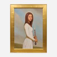 Bo Bartlett (American, B. 1955) Alexandra Holding a Magic Wand