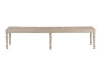 A Gustavian Style Grey-Painted Caned Bench