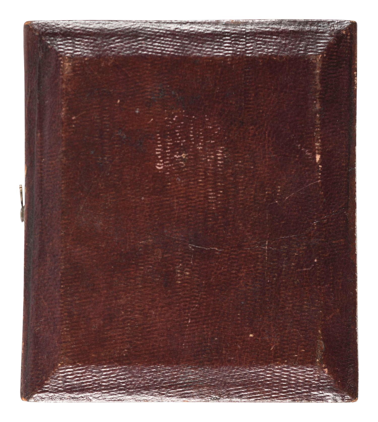 [MEXICAN WAR]. Sixth plate daguerreotype of an officer holding his sword.