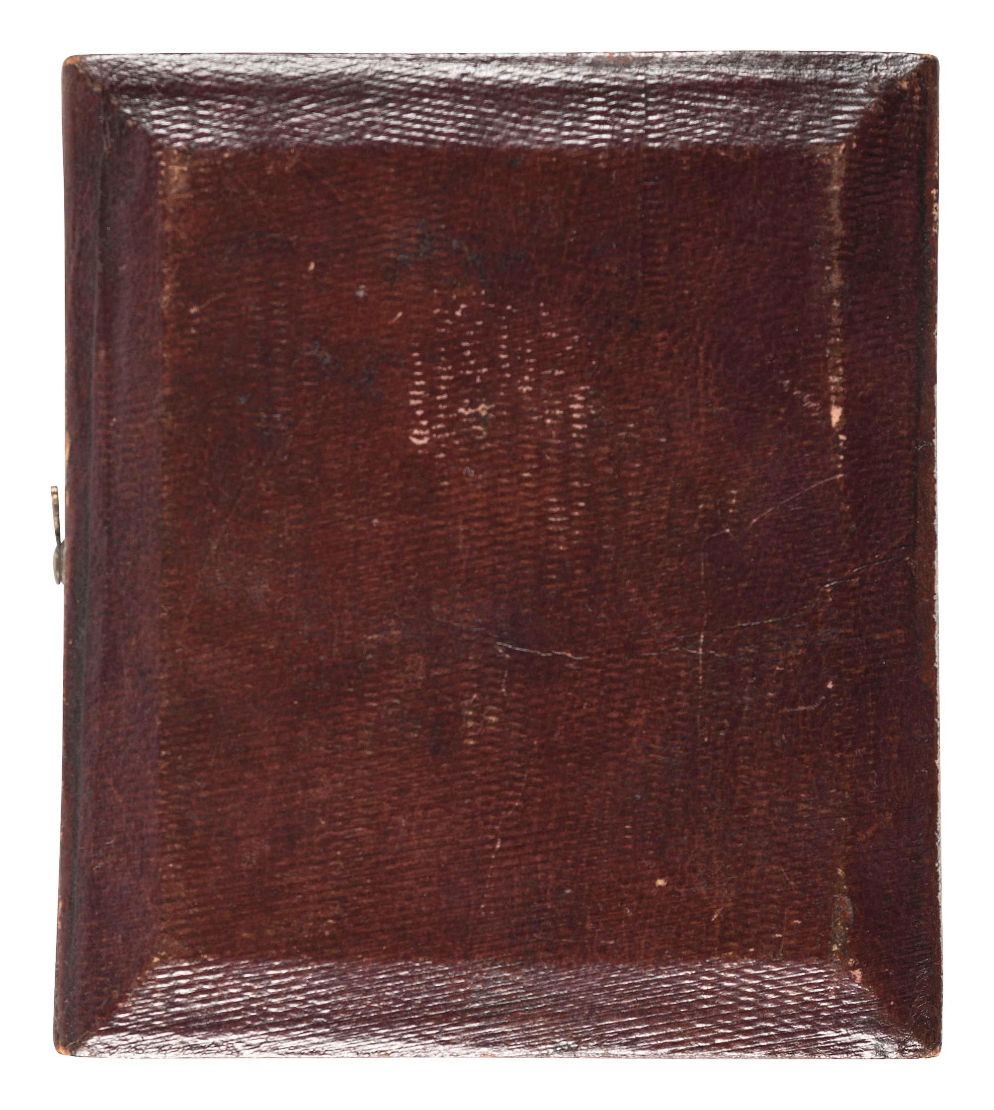 [MEXICAN WAR]. Sixth plate daguerreotype of an officer holding his sword.