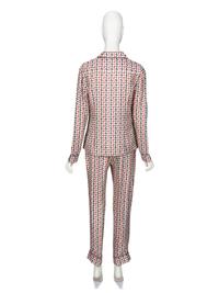PRADA, PRINTED SILK TWILL PAJAMA ENSEMBLE