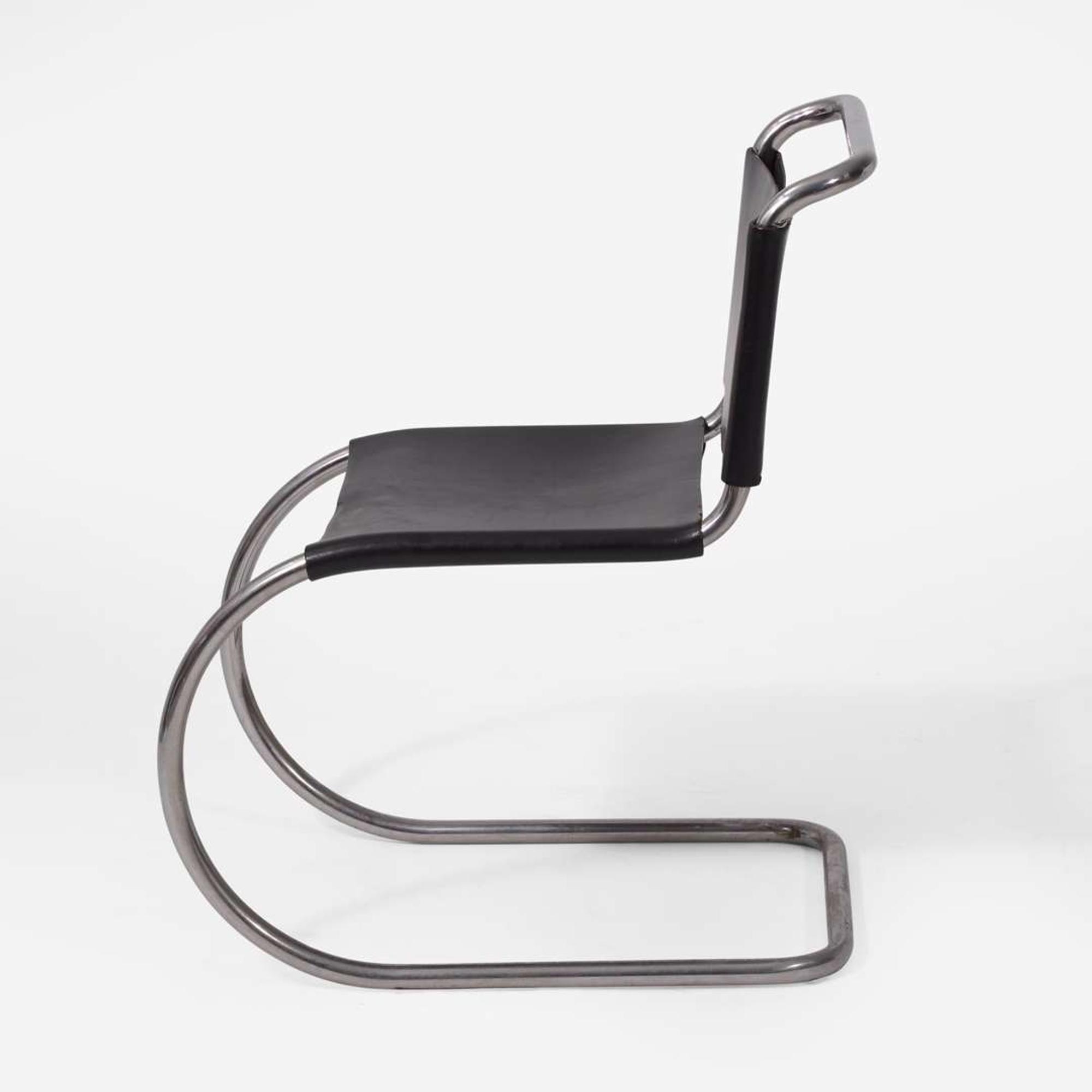 Ludwig Mies van der Rohe (German-American, 1886-1969) Set of Eight "MR-10" Side Chairs, Designed 1927, the present lot circa 1960s