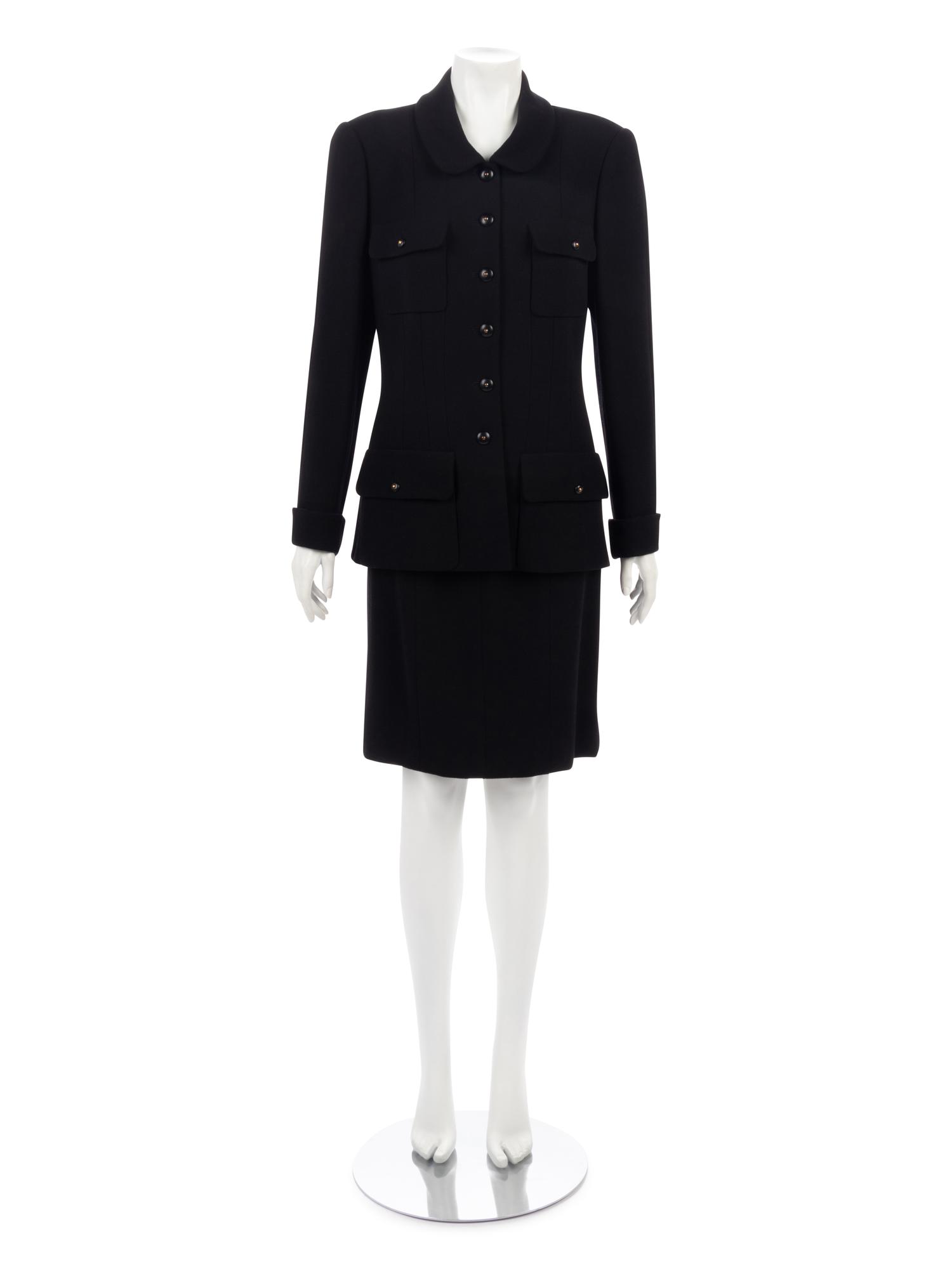 Chanel Wool Two-Piece Skirt Suit, Fall 1995