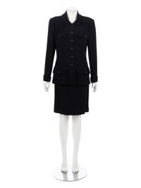 Chanel Wool Two-Piece Skirt Suit, Fall 1995