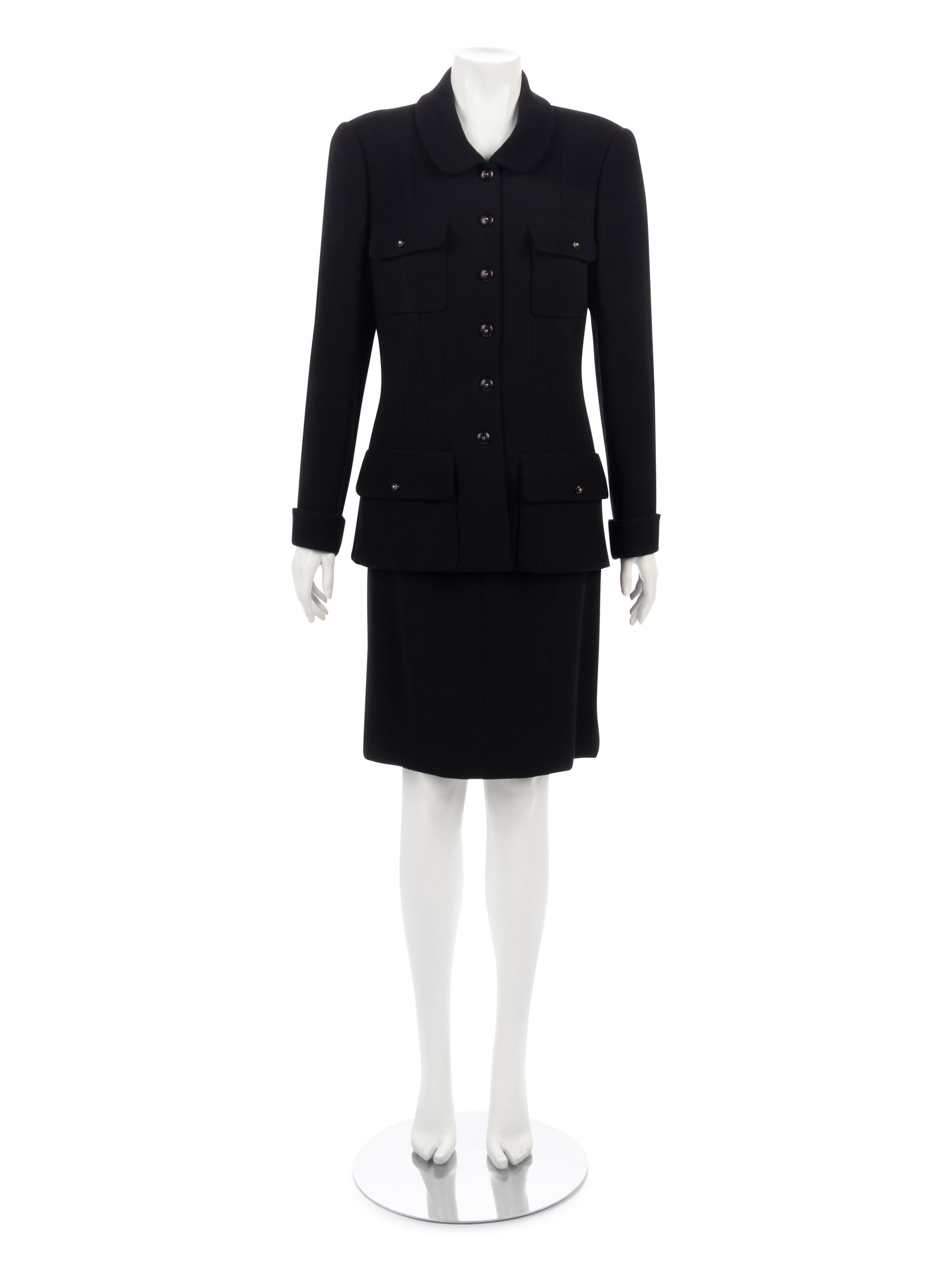 Chanel Wool Two-Piece Skirt Suit, Fall 1995