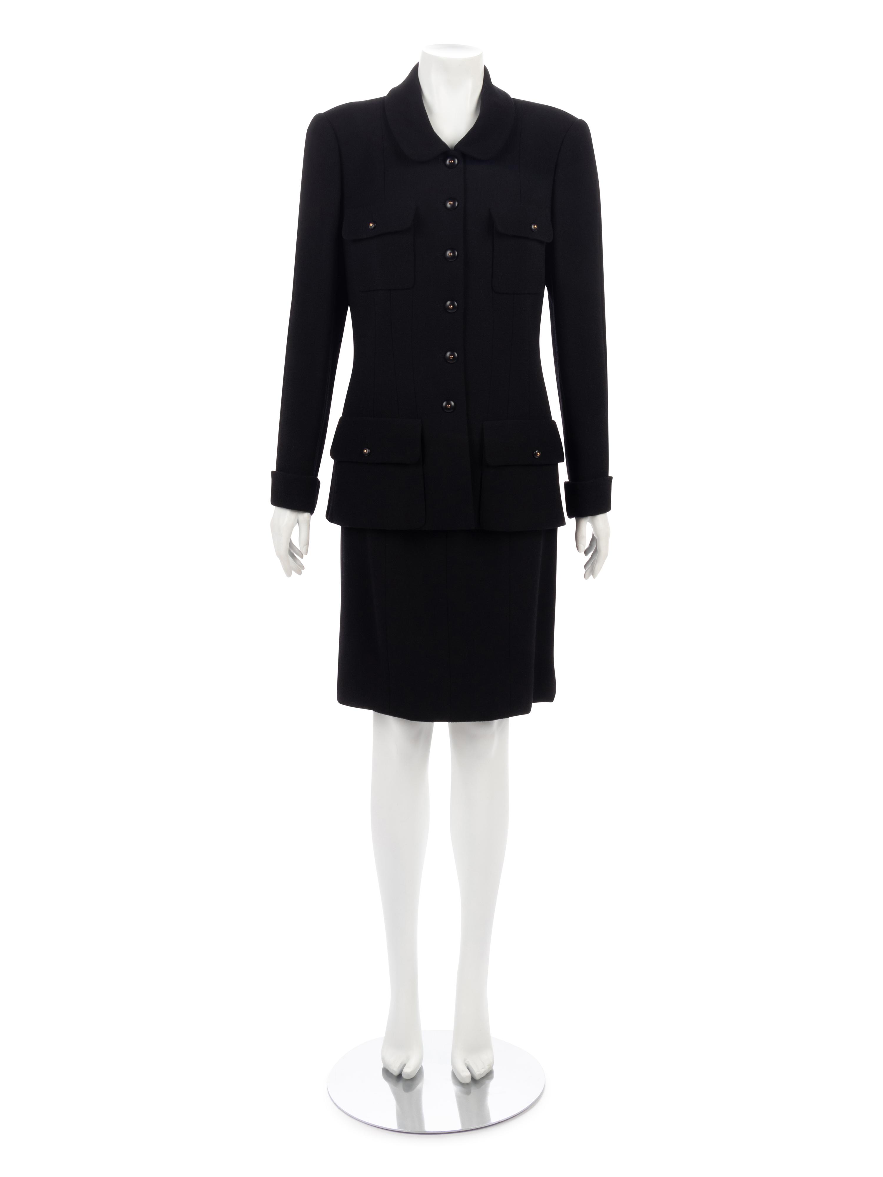 Chanel Wool Two-Piece Skirt Suit, Fall 1995