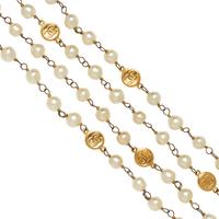 Chanel, Long Sautoir with Gripoix Pearls & CC Coins