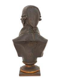 A Continental Bronze Bust