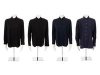 Seven Designer Tops: One Loro Piana, Three Giorgio Armani, and Three The Row