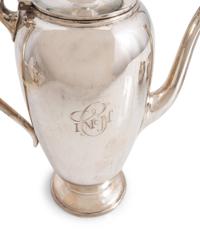 A Gorham Silver Three Piece Coffee Service