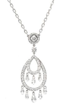 An 18 Karat White Gold and Diamond 'Cinna Pampilles' Necklace, Boucheron, 8.70 dwts.