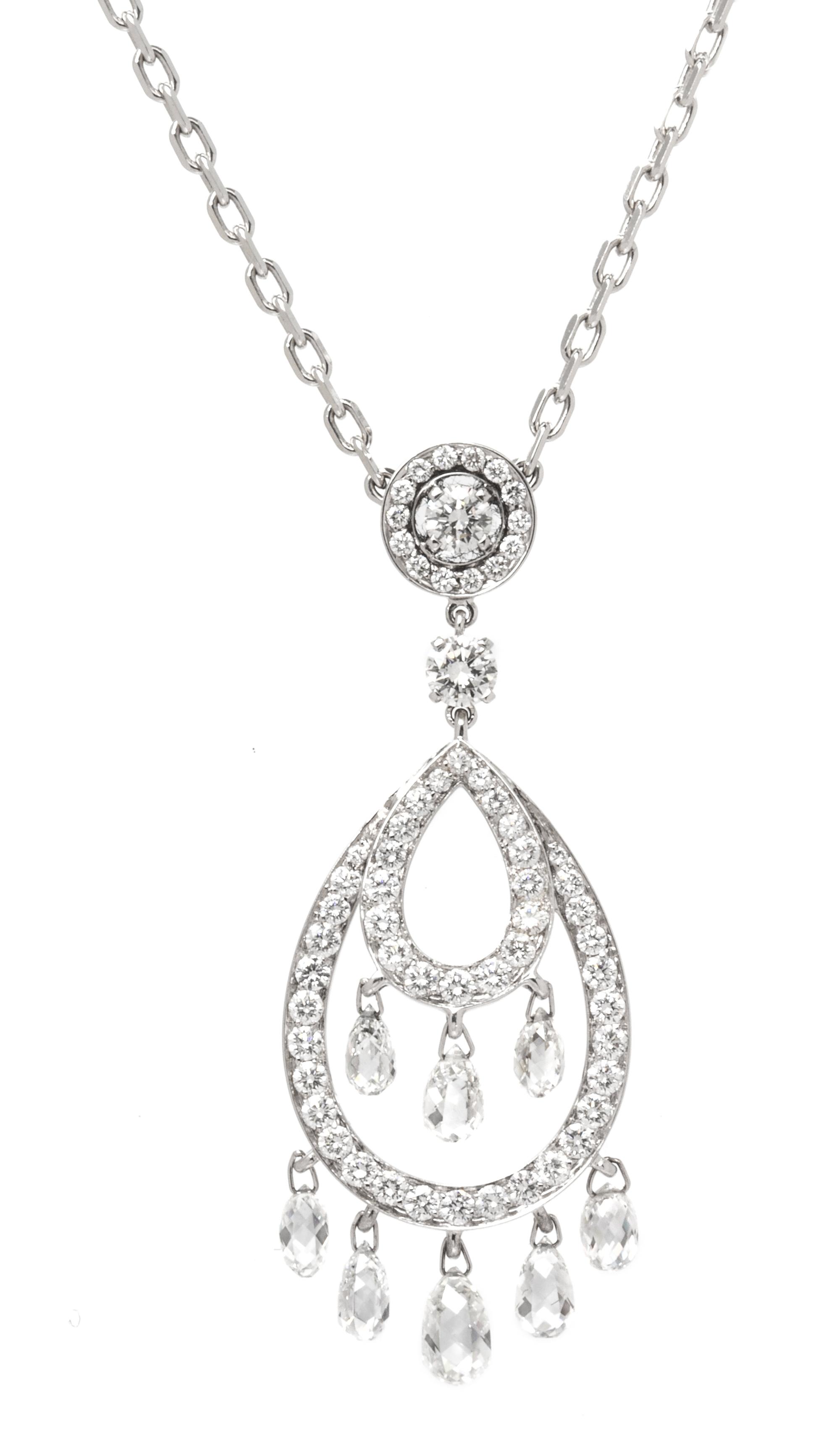 An 18 Karat White Gold and Diamond 'Cinna Pampilles' Necklace, Boucheron, 8.70 dwts.