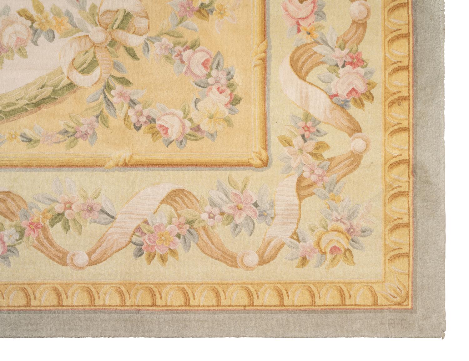 A Savonnerie Style Wool Rug