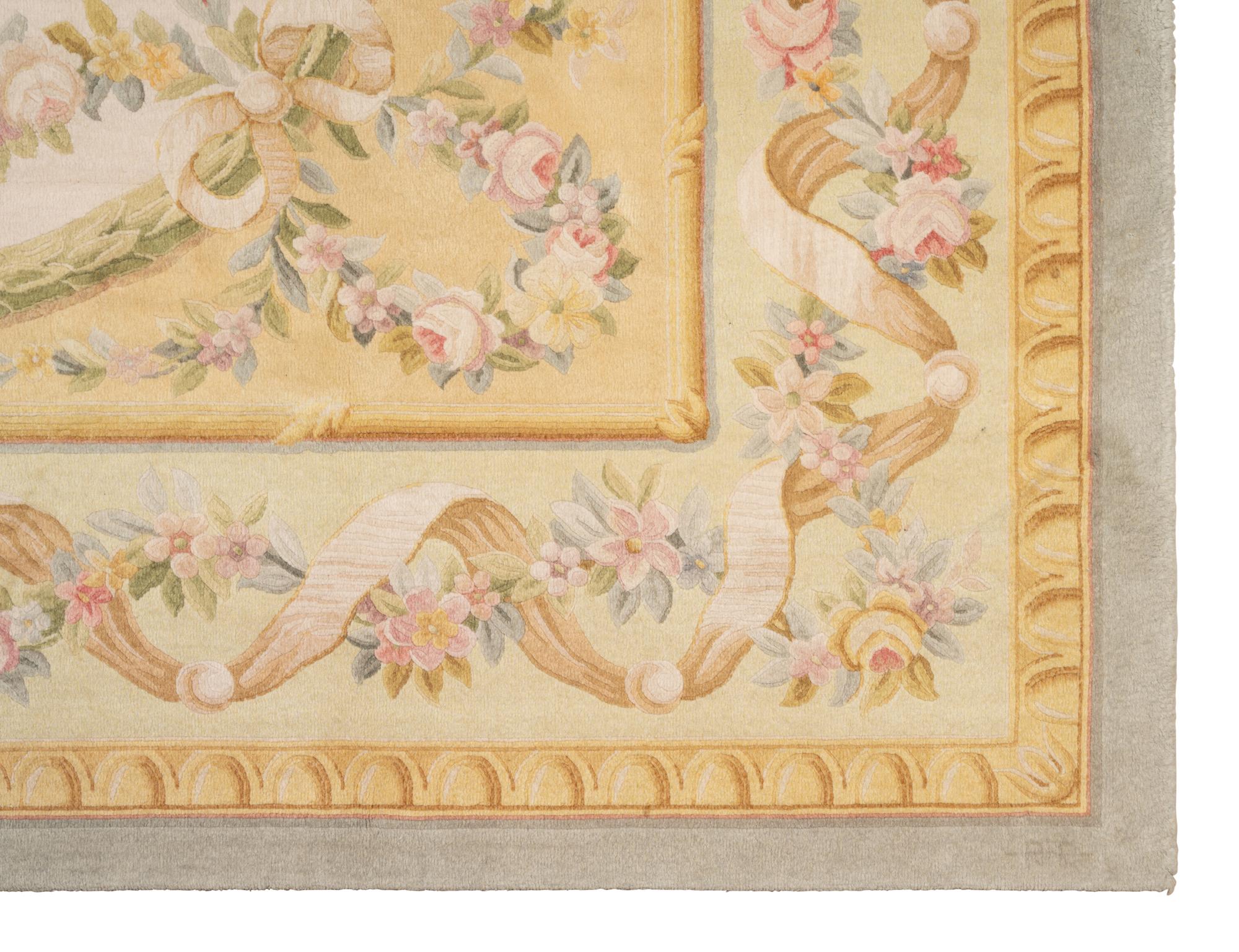 A Savonnerie Style Wool Rug
