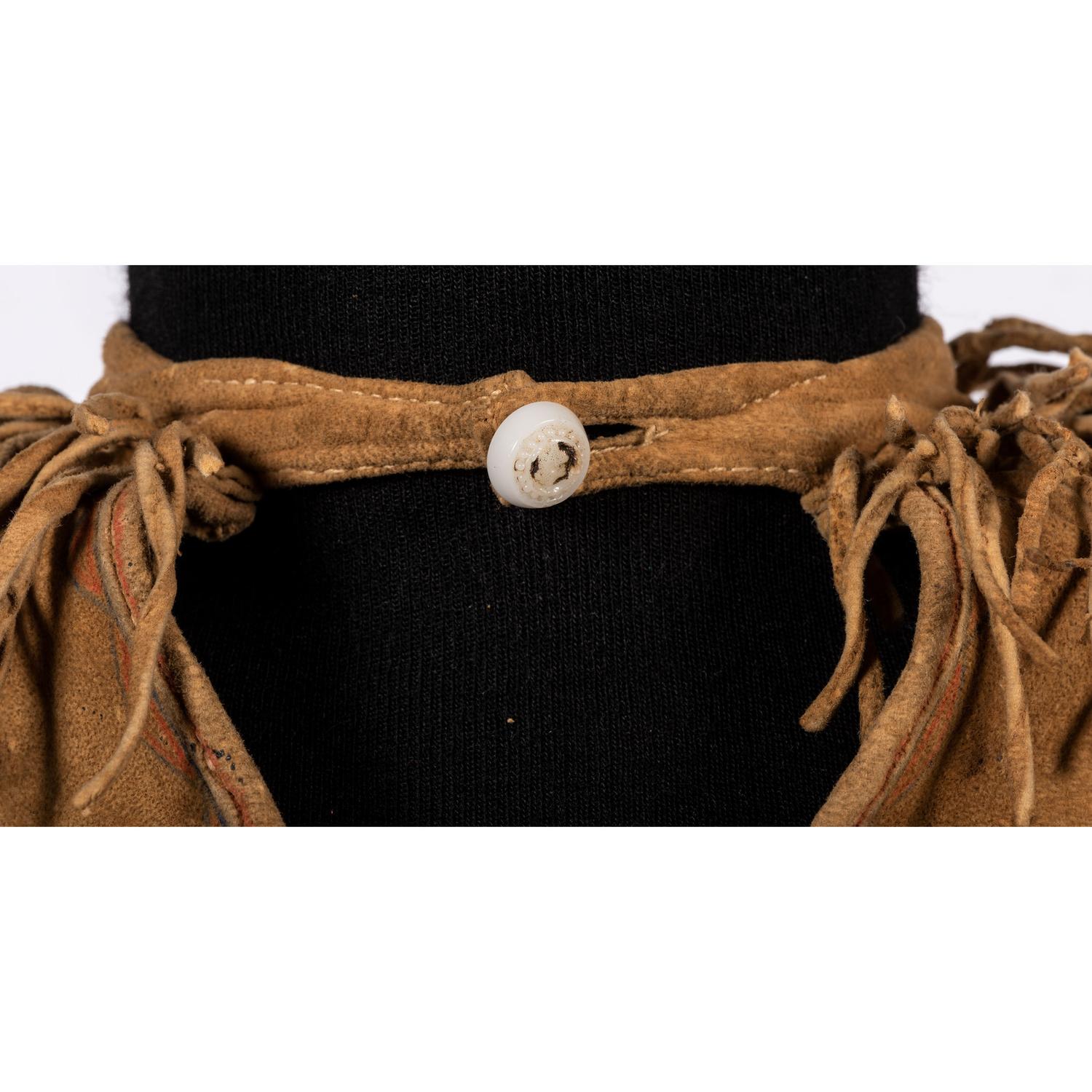 Apache Painted Hide Shirt