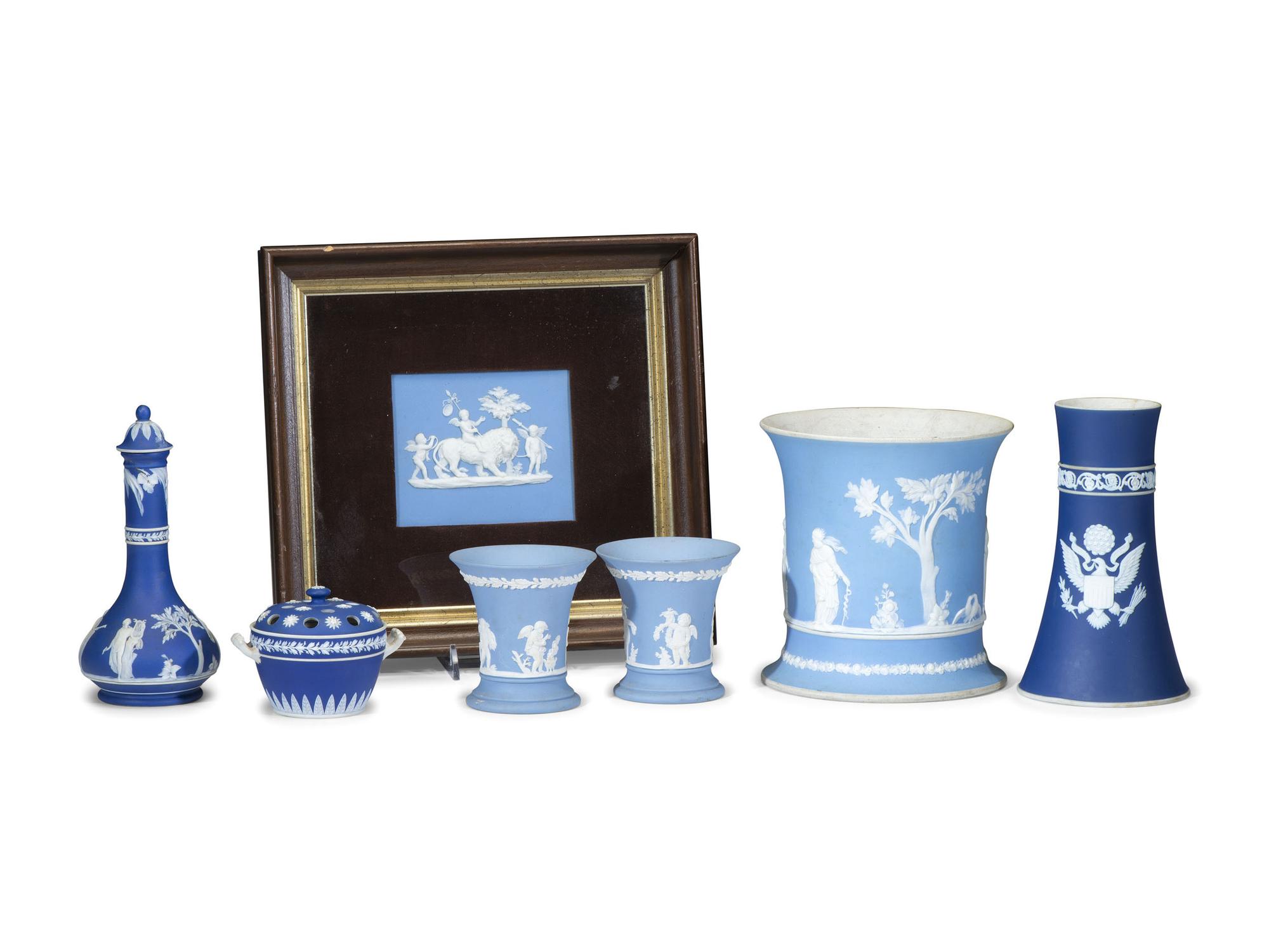 Seven Jasperware Articles