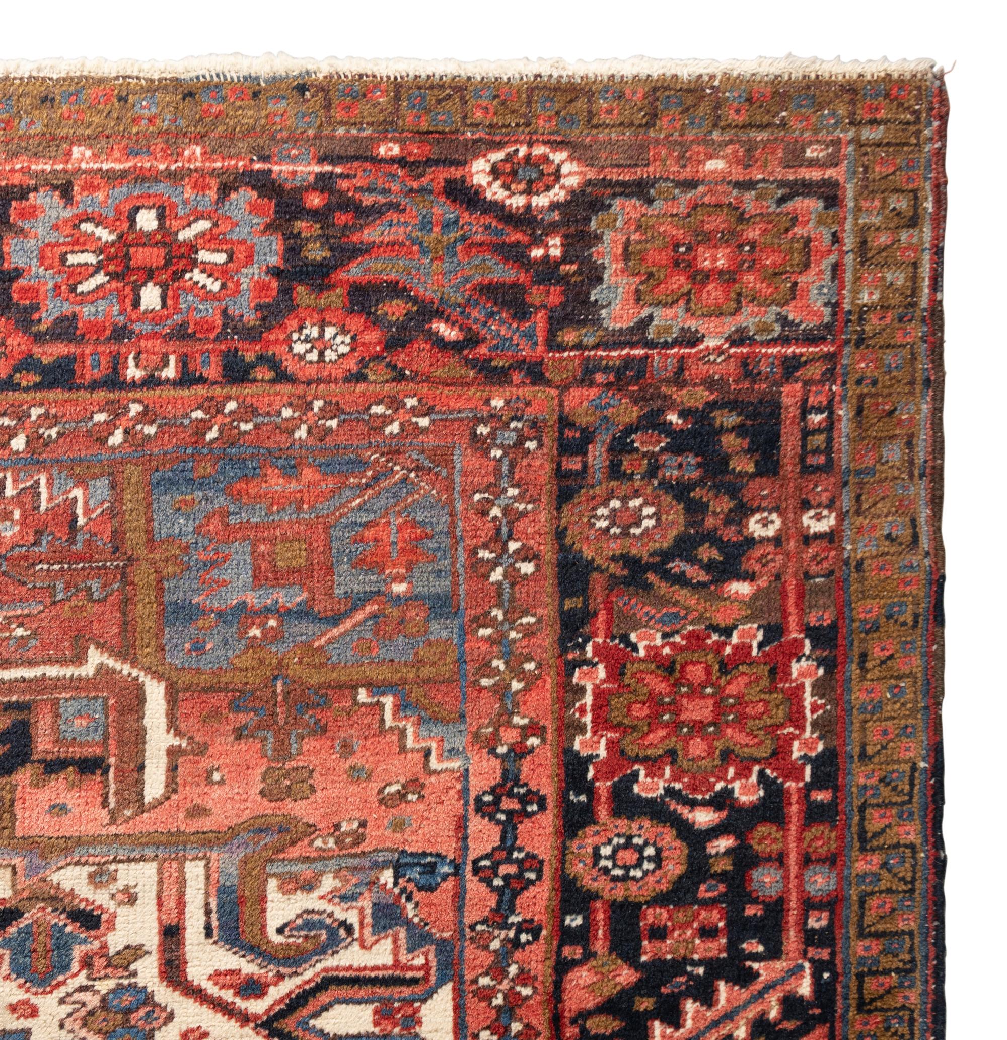 A Heriz Wool Rug