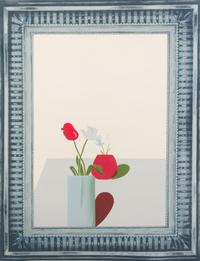 David Hockney, (British, b. 1937), Picture of a Still Life That Has an Elaborate Silver Frame, 1965