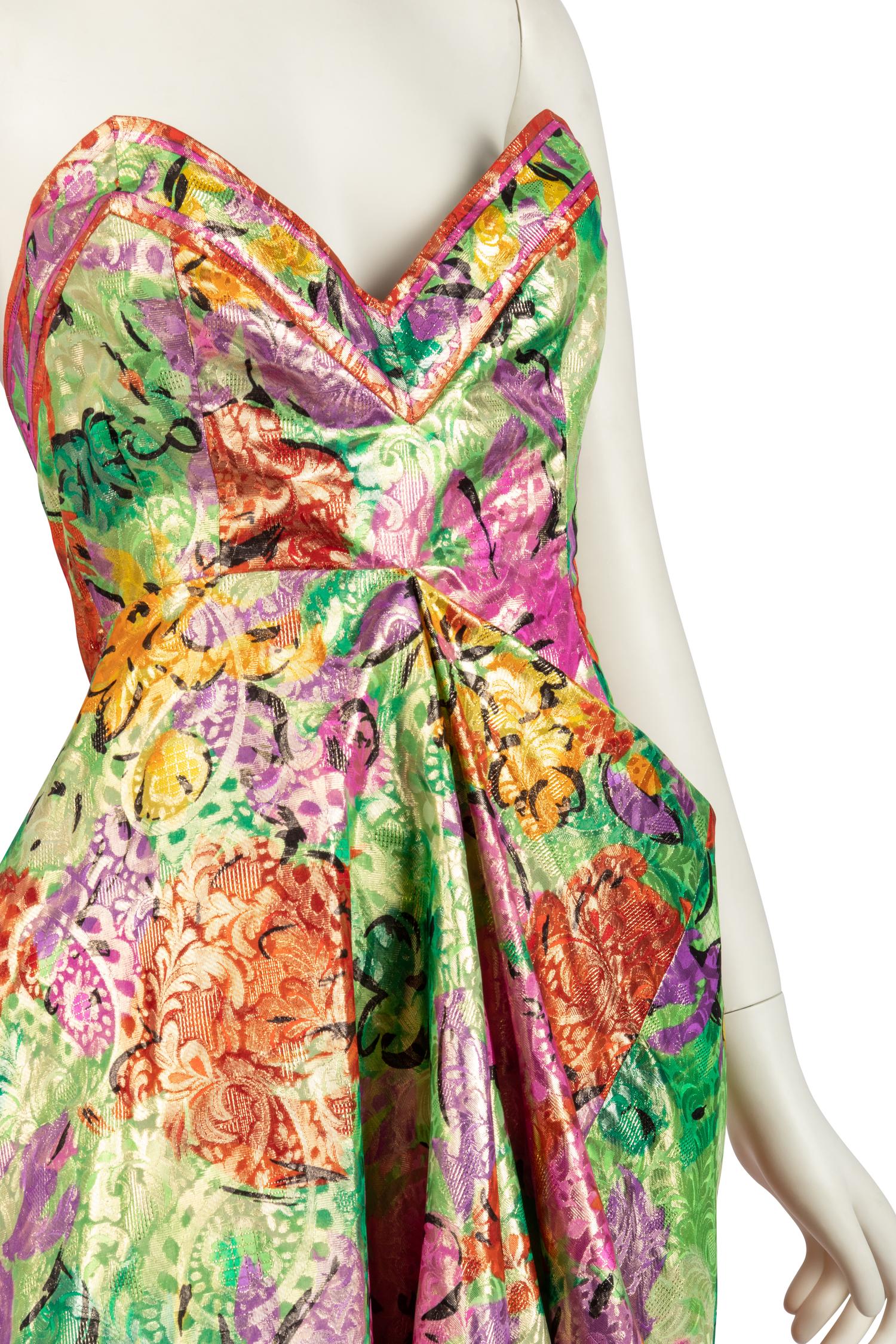 Leonard Strapless Dress, 1980s