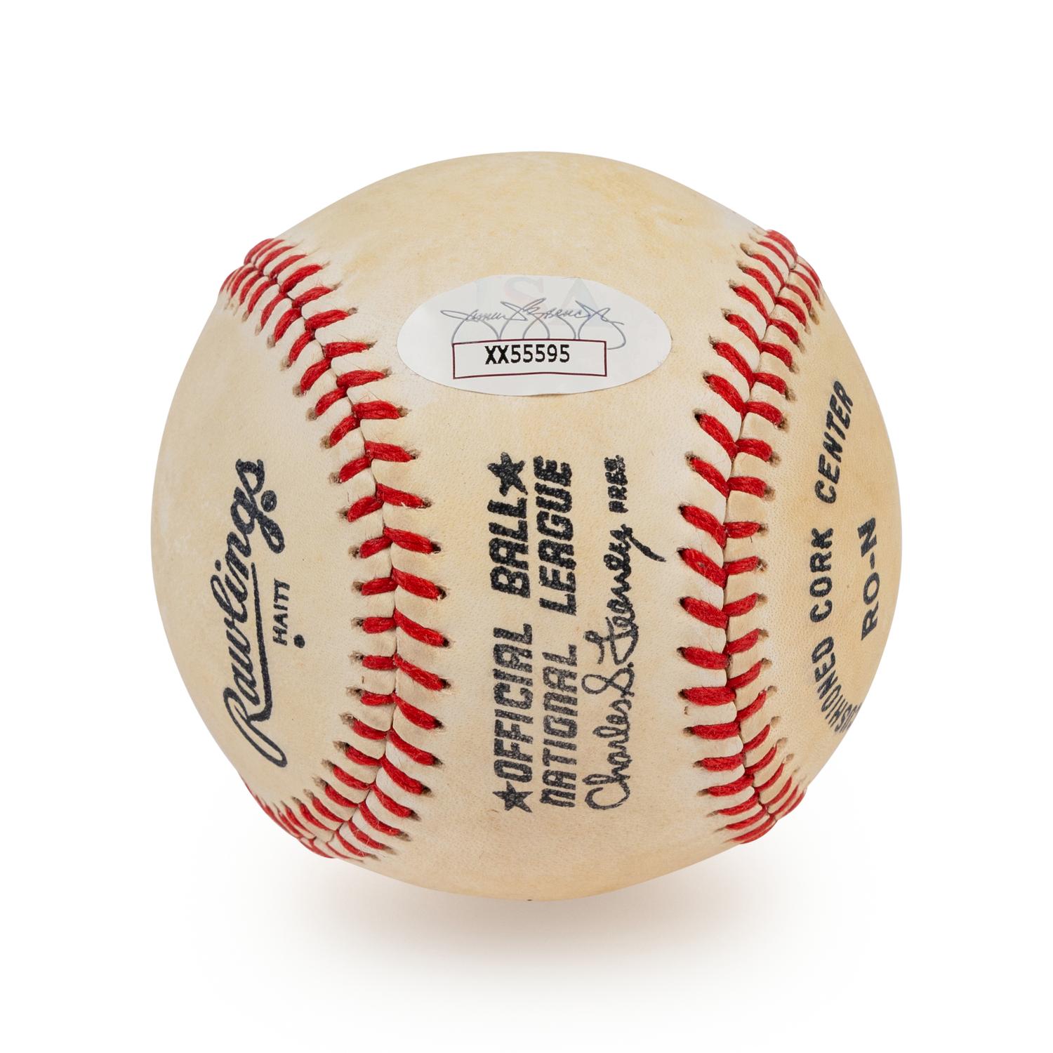 A Travis Jackson Single Signed Autograph Baseball (JSA Certified)